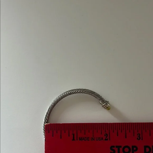 David Yurman cable flex bracelet in peridot - Picture 13 of 13